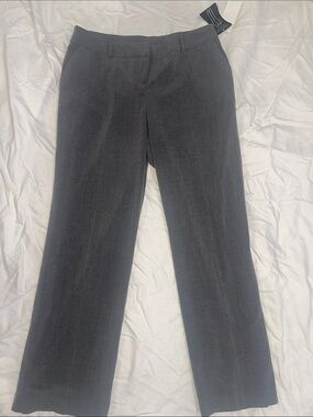 Women’s Gray Career Dress Pants Size 10P NWT Straight Leg Work Office”